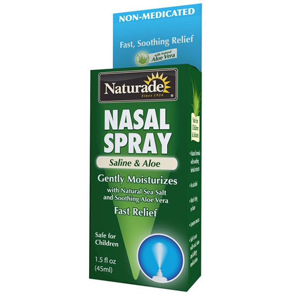 Naturade Saline & Aloe Nasal Spray 1.5 oz from Naturade