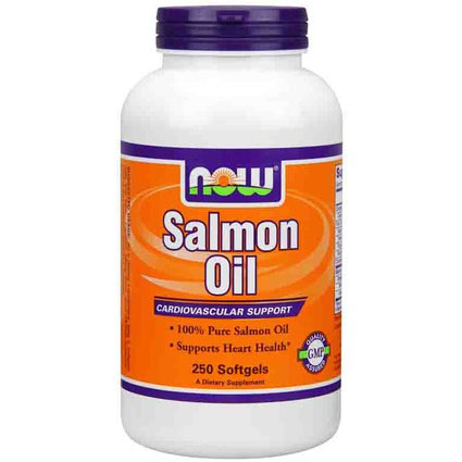 NOW Foods Salmon Oil 1000 mg, 250 Softgels, NOW Foods