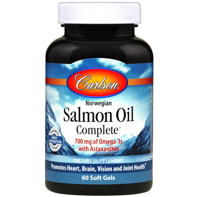 Carlson Laboratories Salmon Oil Complete, 120 Softgels, Carlson Labs