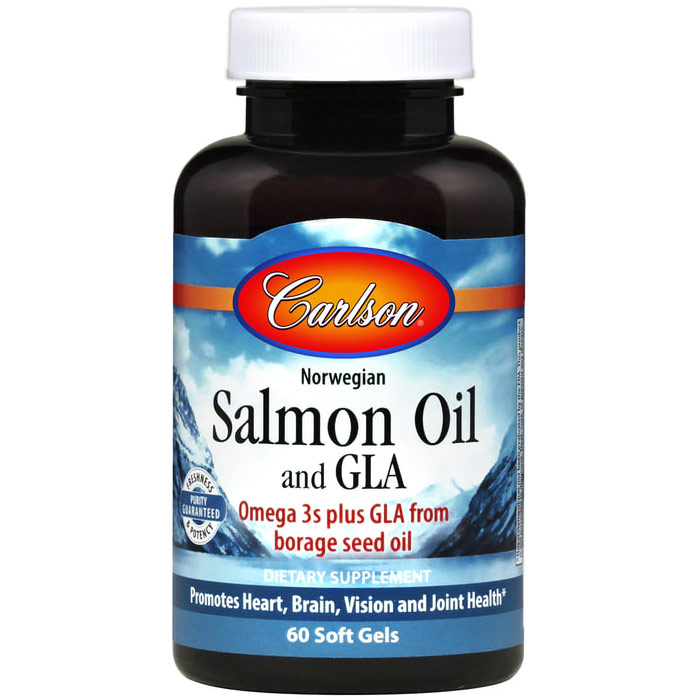 Carlson Laboratories Salmon Oil and GLA, 240 softgels, Carlson Labs