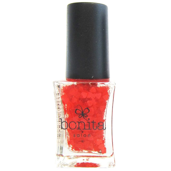 Bonita Salon Nail Polish - Red Heart, 0.5 oz (15 ml), Bonita Cosmetics