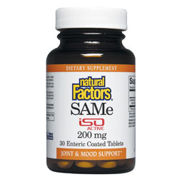 Natural Factors SAMe 200mg 30 Tablets, Natural Factors