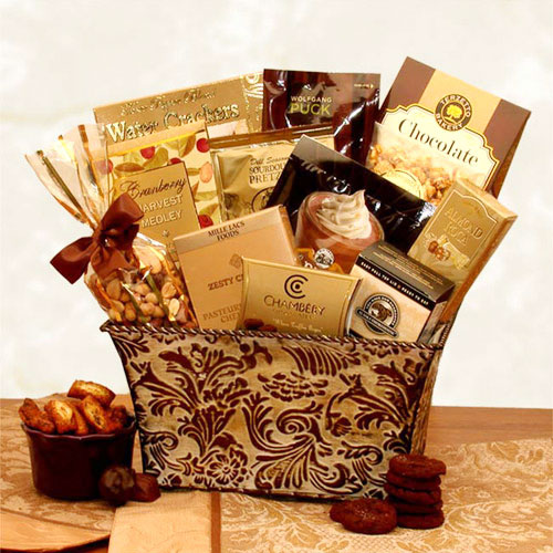 Elegant Gift Baskets Online Savory Sophistication Gourmet Gift Basket, Elegant Gift Baskets Online