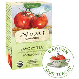 Numi Tea Organic Savory Tea, Tomato Mint, 12 Tea Bags, Numi Tea
