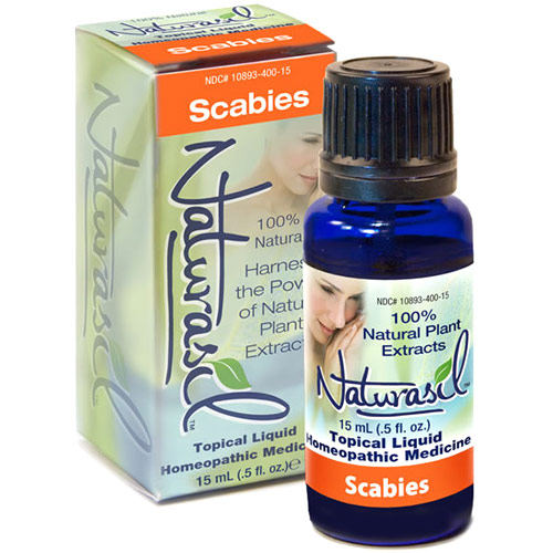 Naturasil Topical Liquid Homeopathic Remedy for Scabies, 15 ml, Naturasil