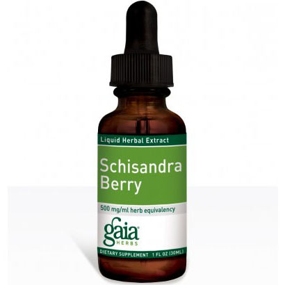 Gaia Herbs Schisandra Berry Liquid, 4 oz, Gaia Herbs