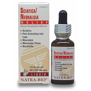 NatraBio Sciatica Neuralgia Relief 1 fl oz, NatraBio (Natra-Bio)