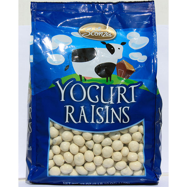 Sconza Sconza Yogurt Raisins, Yogurt Snack / Candy, 42 oz (1190 g)