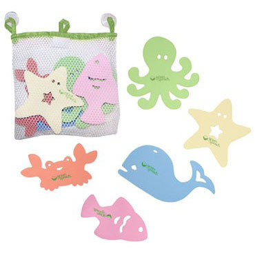 unknown Sea Friends Bath Toy for Baby, 5 Pack, Green Sprouts