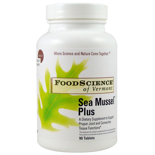 FoodScience Of Vermont Sea Mussel Plus 90 tabs, FoodScience Of Vermont