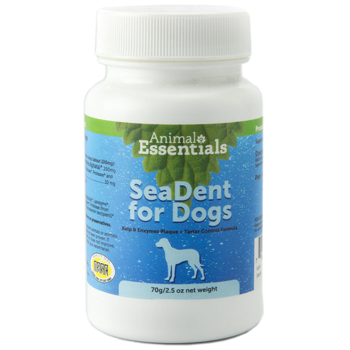 Animal Essentials SeaDent Powder for Dogs, Plaque & Tartar Control, 70 g, Animal Essentials