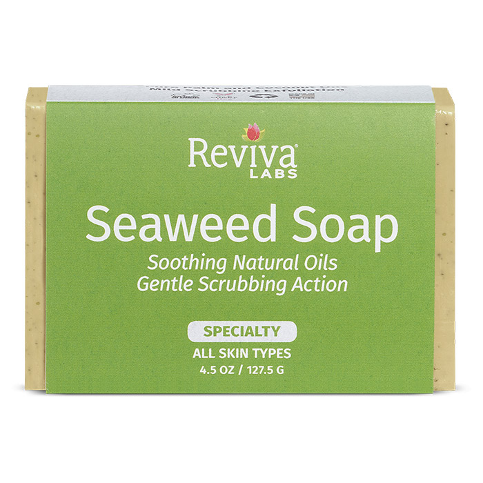 Reviva Labs Seaweed Soap, All Vegetable, 4.50 oz bar, from Reviva Labs