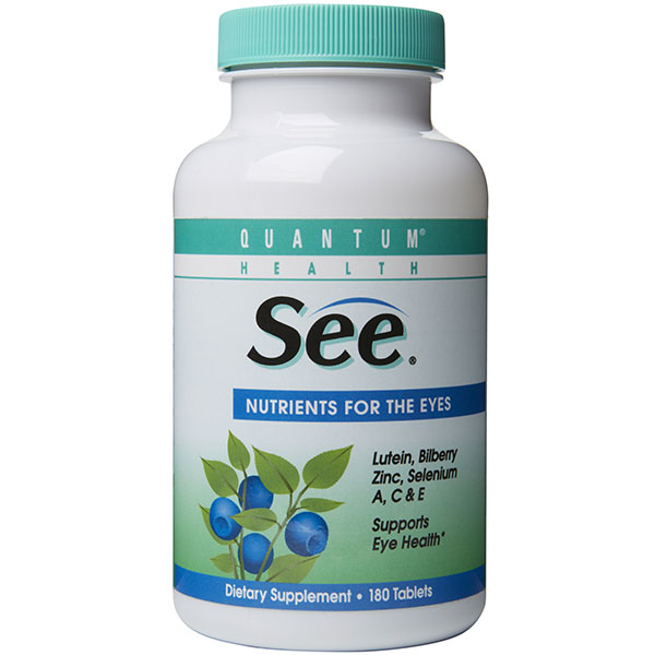 Quantum Health See, Nutrients For Eyes, 180 tabs, Quantum Health