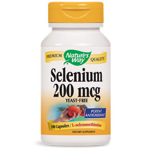 Nature's Way Selenium 200mcg Yeast-Free 100 caps from Nature's Way