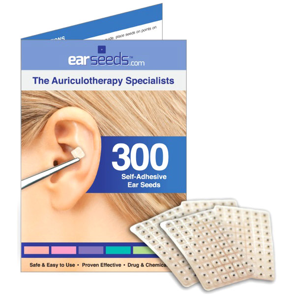 EarSeeds Self-Adhesive Ear Seeds for Auriculotherapy, 300 ct, EarSeeds