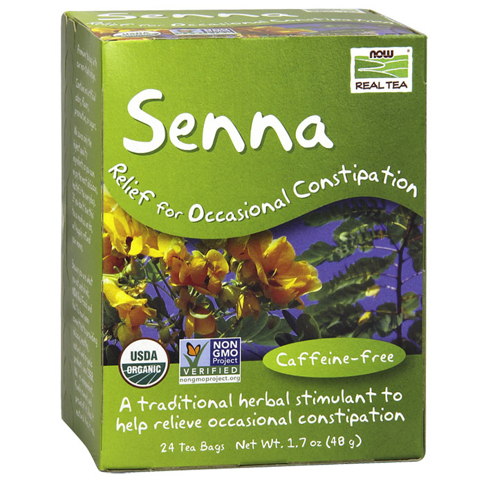 NOW Foods Senna Tea, 24 Tea Bags, NOW Foods