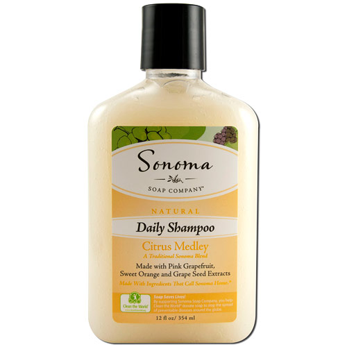 Sonoma Soap Company Shampoo, Citrus Medley, 12 oz, Sonoma Soap Company