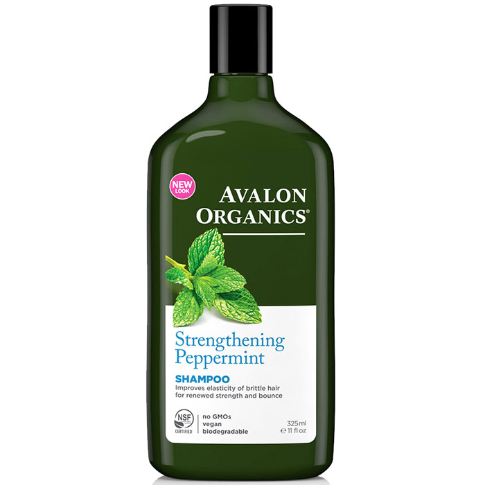 Avalon Organic Botanicals Shampoo Organic Peppermint - Revitalizing 11 oz, Avalon Organics