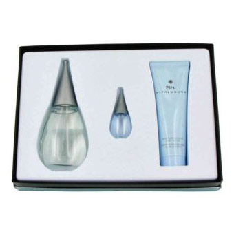 Alfred Sung Shi Perfume for Women Gift Set (Eau De Parfum Spray, Body Lotion & Mini EDP), 1 Set, Alfred Sung
