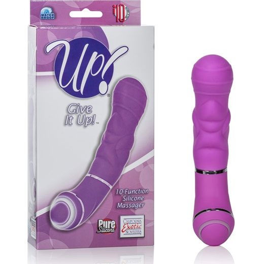 California Exotic Novelties Silicone Spinners Vibrator - Purple, California Exotic Novelties