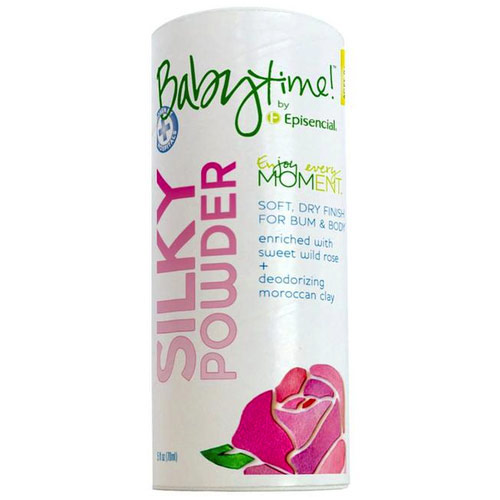 Babytime by Episencial Baby Time Silky Powder, Body Powder for Bum & Body, 2.5 oz, Babytime by Episencial