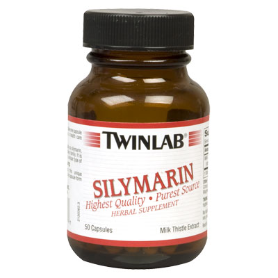 Twinlab Silymarin Caps (Milk Thistle Extract) 50 Capsules, Twinlab