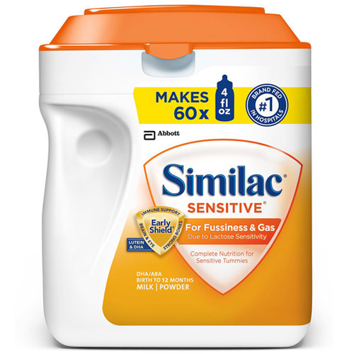 Similac Similac Sensitive EarlyShield Infant Formula Milk Powder, 34 oz