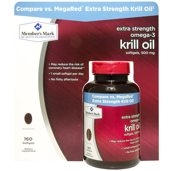 Simply Right Simply Right Extra Strength Omega-3 Krill Oil 500 mg, 120 Softgels