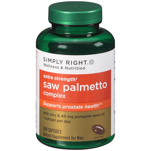 Simply Right Simply Right Extra Strength Saw Palmetto Complex, 200 Softgels