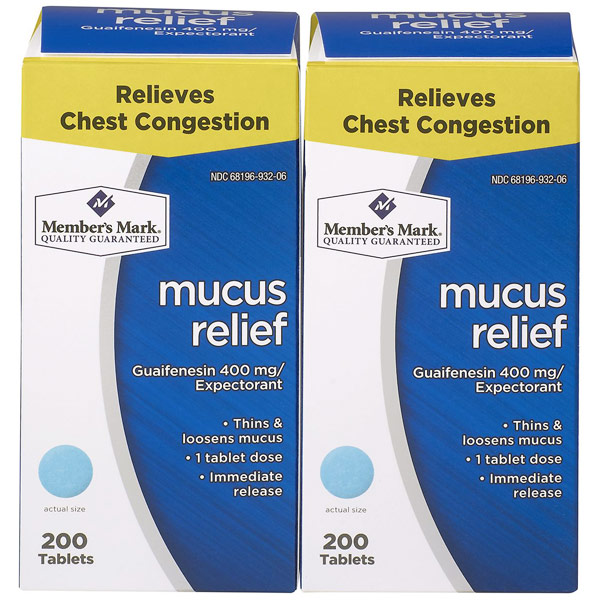 Simply Right Simply Right Mucus Relief, 400 Tablets