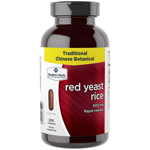 Simply Right Simply Right Red Yeast Rice 600 mg, 300 Rapid Release Capsules