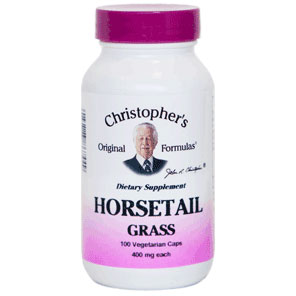 Christopher's Original Formulas Horsetail Grass, 500 mg, 100 Vegicaps, Christopher's Original Formulas