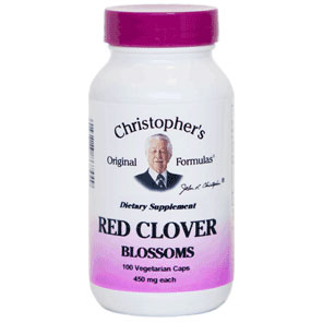 Christopher's Original Formulas Red Clover Blossom, 425 mg, 100 Vegicaps, Christopher's Original Formulas