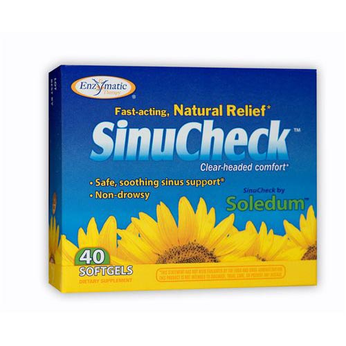 Enzymatic Therapy SinuCheck, 40 Softgels, Enzymatic Therapy