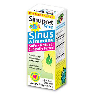 Bionorica Sinupret for Kids Syrup, Sinus & Immune Support, 3.38 oz, Bionorica