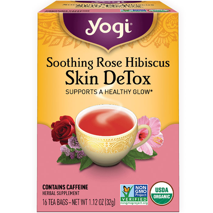 Yogi Tea Skin DeTox Tea - Helps Purify The Skin, 16 Tea Bags, Yogi Tea