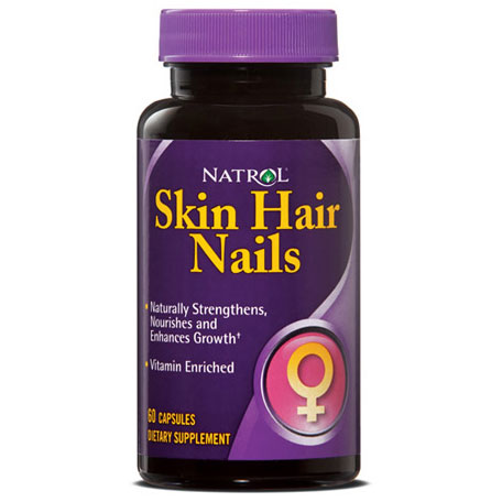 Natrol Skin-Hair-Nails Nourishing Formula 60 Caps from Natrol
