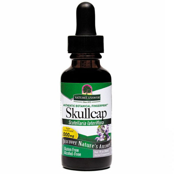 Nature's Answer Skullcap Herb Alcohol Free Extract Liquid 1 oz from Nature's Answer