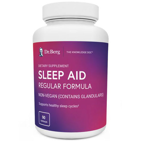 Sleep Aid Regular Formula, 90 Capsules, Dr. Berg Nutritionals