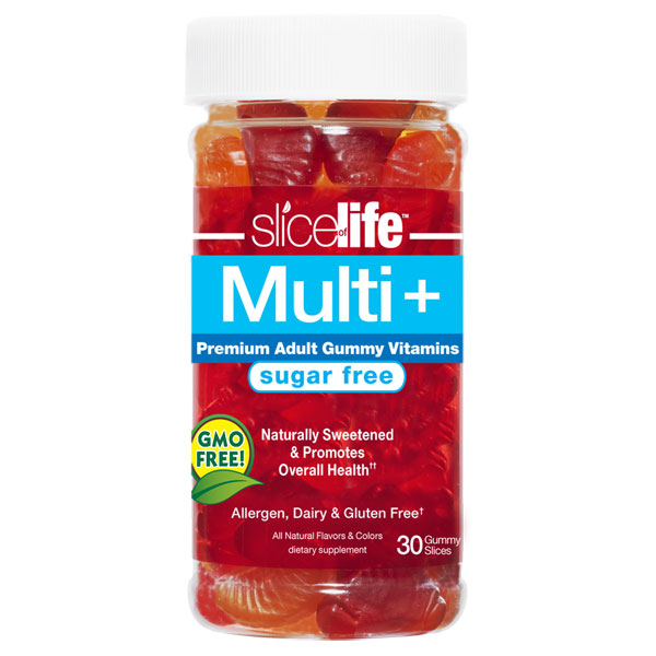Hero Nutritionals Yummi Bears Slice of Life Multi + Gummy Vitamins for Adults, Sugar Free, 30 Gummy Slices, Hero Nutritionals Yummi Bears