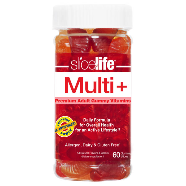Hero Nutritionals Yummi Bears Slice of Life Multi Vitamin + Lycopene Chewable, 60 Gummies, Hero Nutritionals Yummi Bears