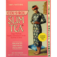 Hobe Labs Slim Tea, Col-S-Rol, 20 Tea Bags, Hobe Labs