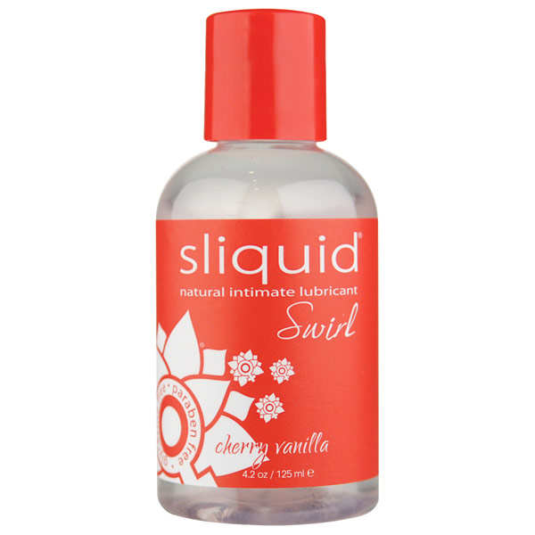Sliquid Sliquid Swirl Natural Intimate Lubricant, Cherry Vanilla, 4.2 oz