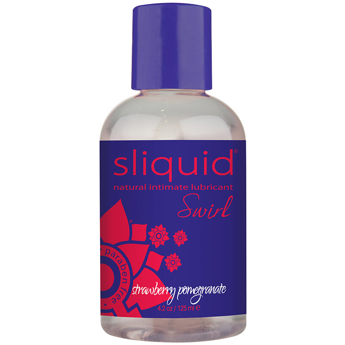 Sliquid Sliquid Swirl Natural Intimate Lubricant, Strawberry Pomegranate, 4.2 oz