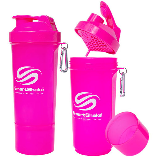 SmartShake SmartShake Slim Shaker Cup 17 oz - Neon Pink, 1 Bottle
