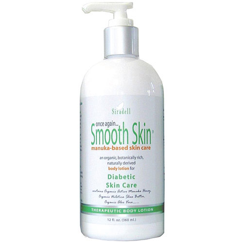 Siradell Once Again... Smooth Skin Body Lotion for Diabetic Skin, Moisturizing, 12 oz, Siradell