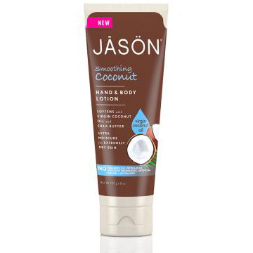 Jason Natural Smoothing Coconut Hand & Body Lotion, 8 oz, Jason Natural