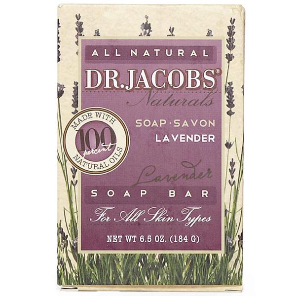 Dr. Jacobs Naturals All Natural Soap Bar - Lavender, 6.5 oz, Dr. Jacobs Naturals