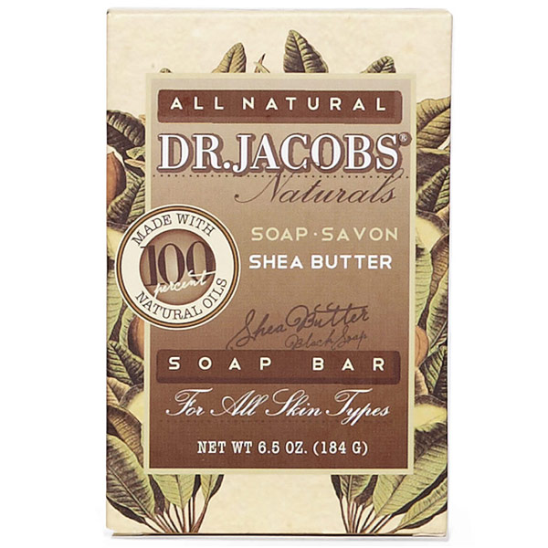 Dr. Jacobs Naturals All Natural Soap Bar - Shea Butter, 6.5 oz, Dr. Jacobs Naturals