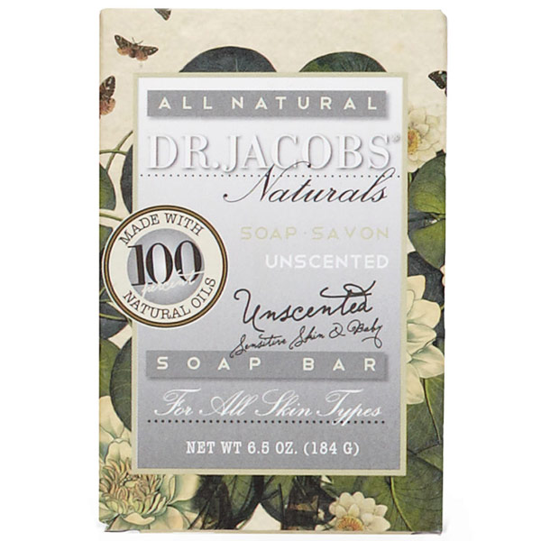 Dr. Jacobs Naturals All Natural Soap Bar - Unscented, 6.5 oz, Dr. Jacobs Naturals